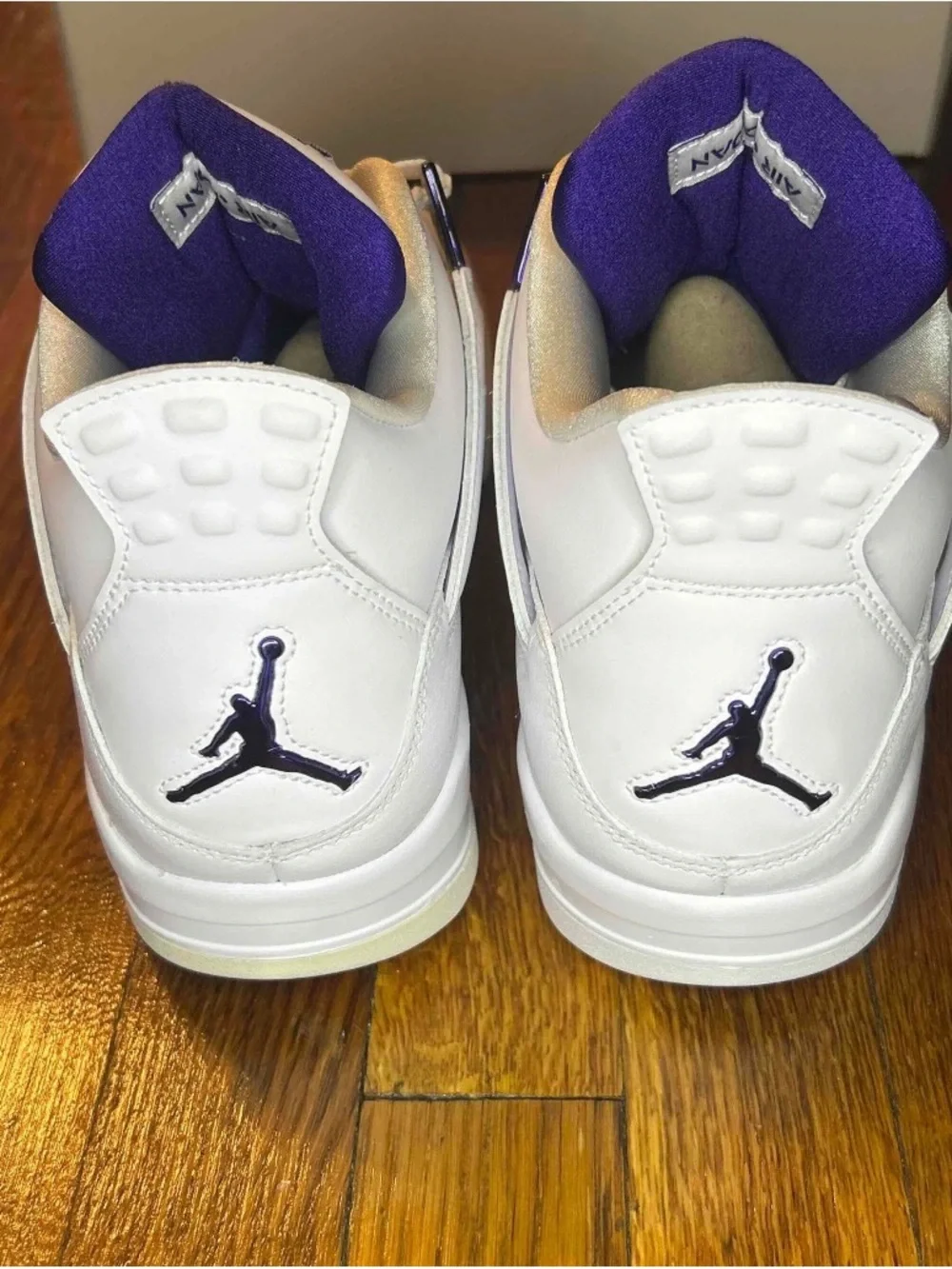 Air Jordan 4 Retro Metallic Purple Size 13 Men Shoes